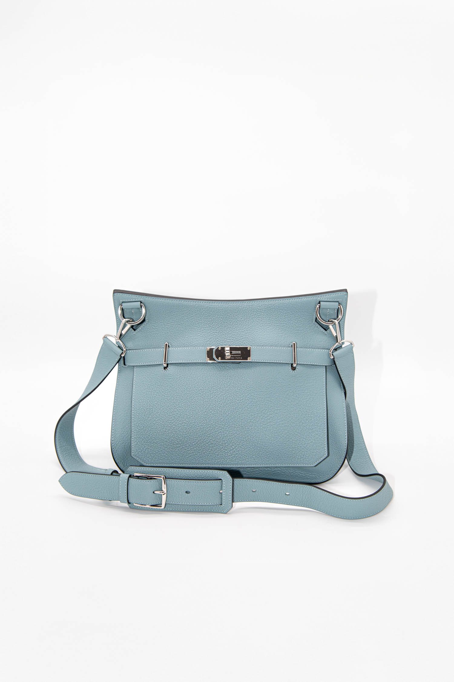 Hermès "Jypsière" Umhängetasche in Hellblau