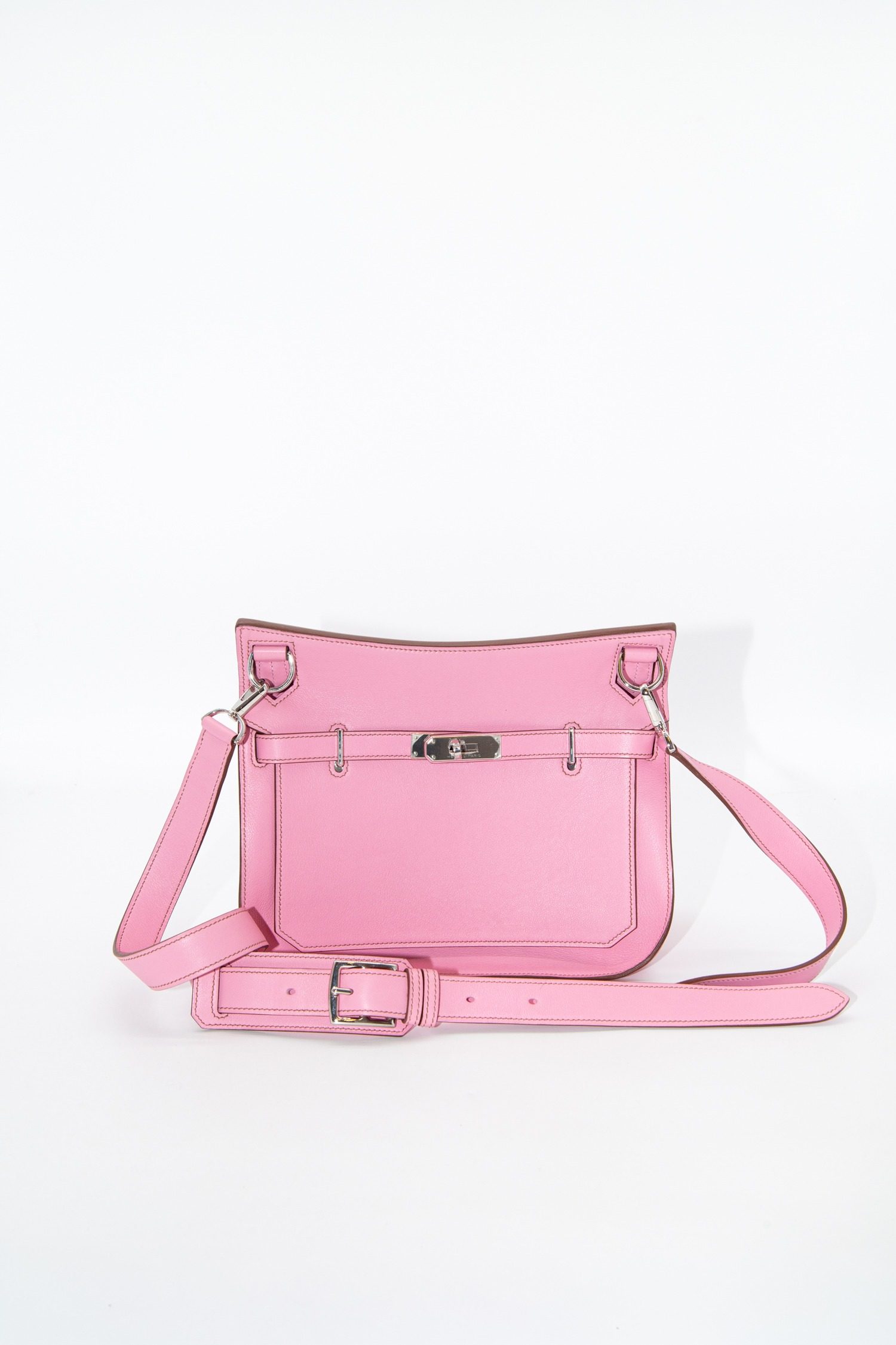 Thumbnail of http://Hermès%20Jypsière%20%20Crossbody%20Tasche%20in%20Rosa%20und%20Silber