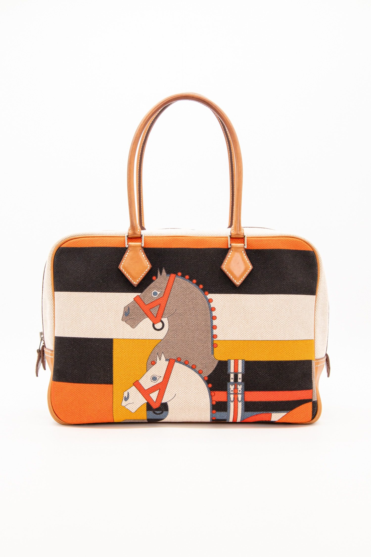 Thumbnail of http://Hermès%20„Plume%2032“%20Handtasche%20mit%20Rocobar-Print