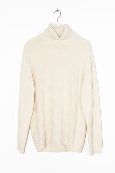 Homeward Rollkragenpullover in Cremeweiß