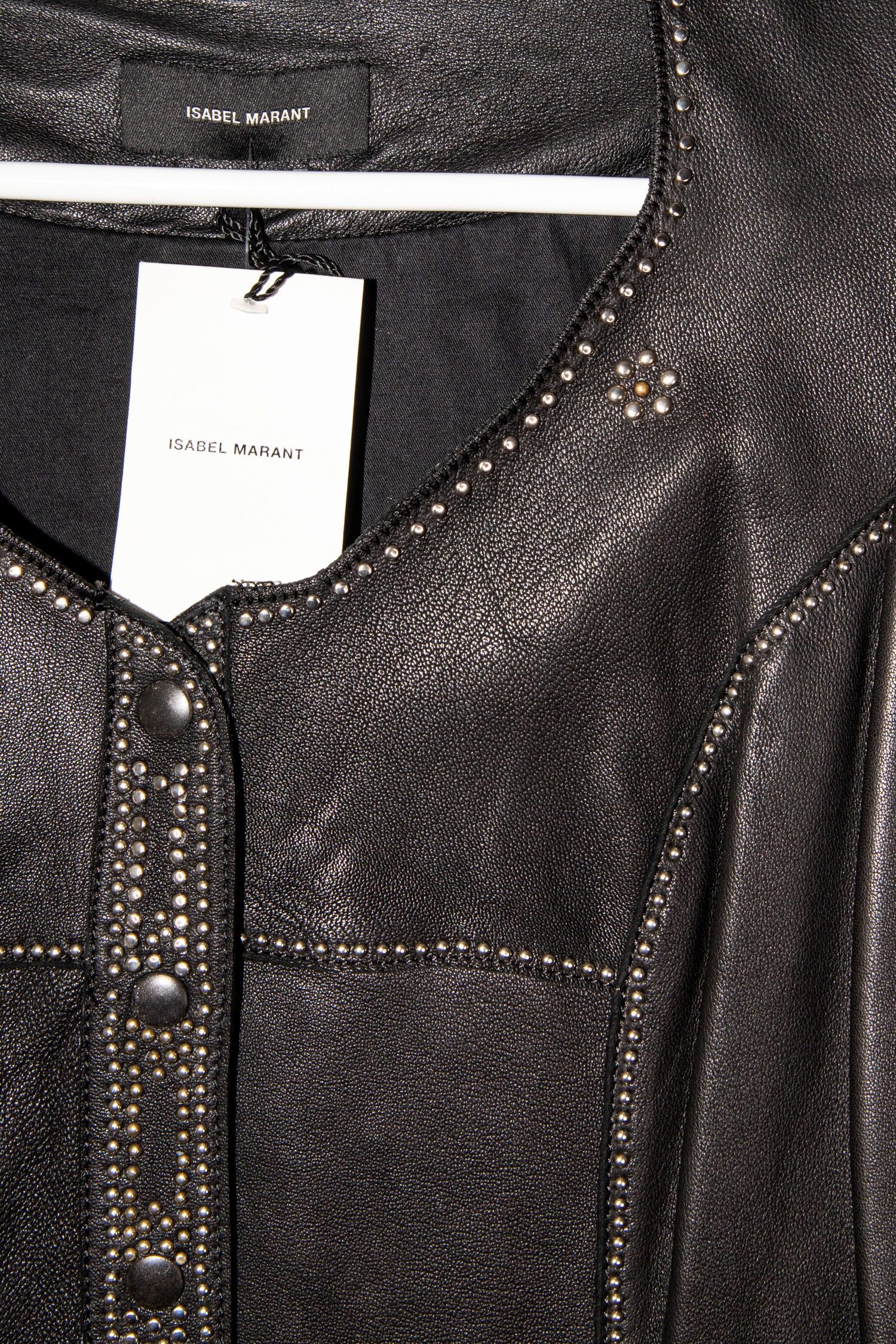 Thumbnail of http://Isabel%20Marant%20Blizzy%20Lederjacke%20mit%20Nieten