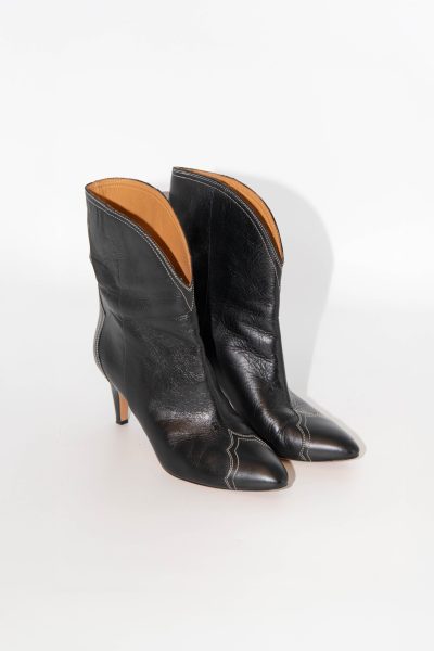 Isabel Marant "Dytho" Ankle Boots in Schwarz und Weiß