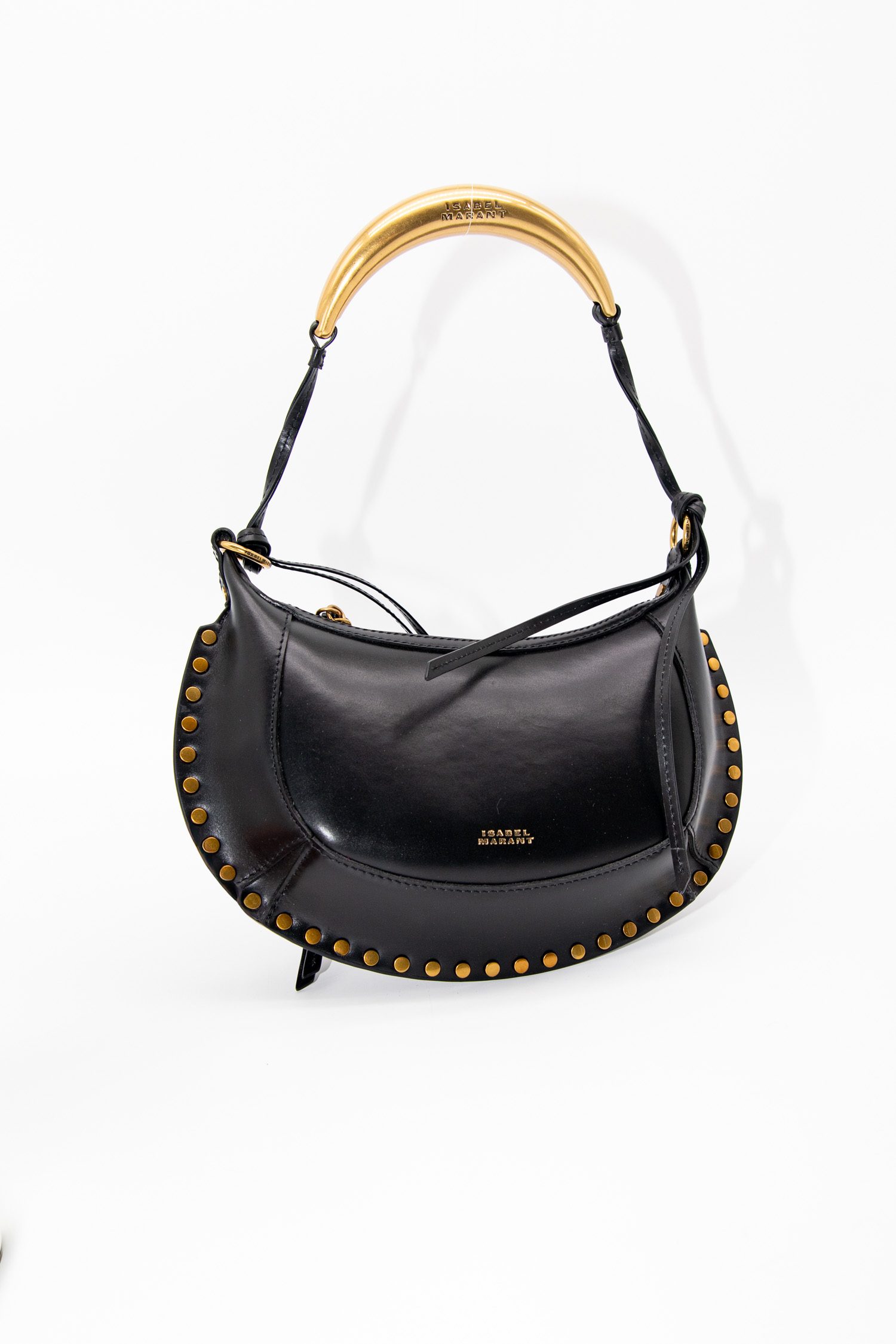 Isabel Marant "Oskan Moon" Schultertasche in Schwarz