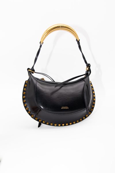 Isabel Marant "Oskan Moon" Schultertasche in Schwarz