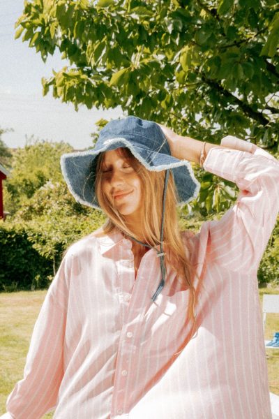 Jaquemus Sommerhut aus Denim