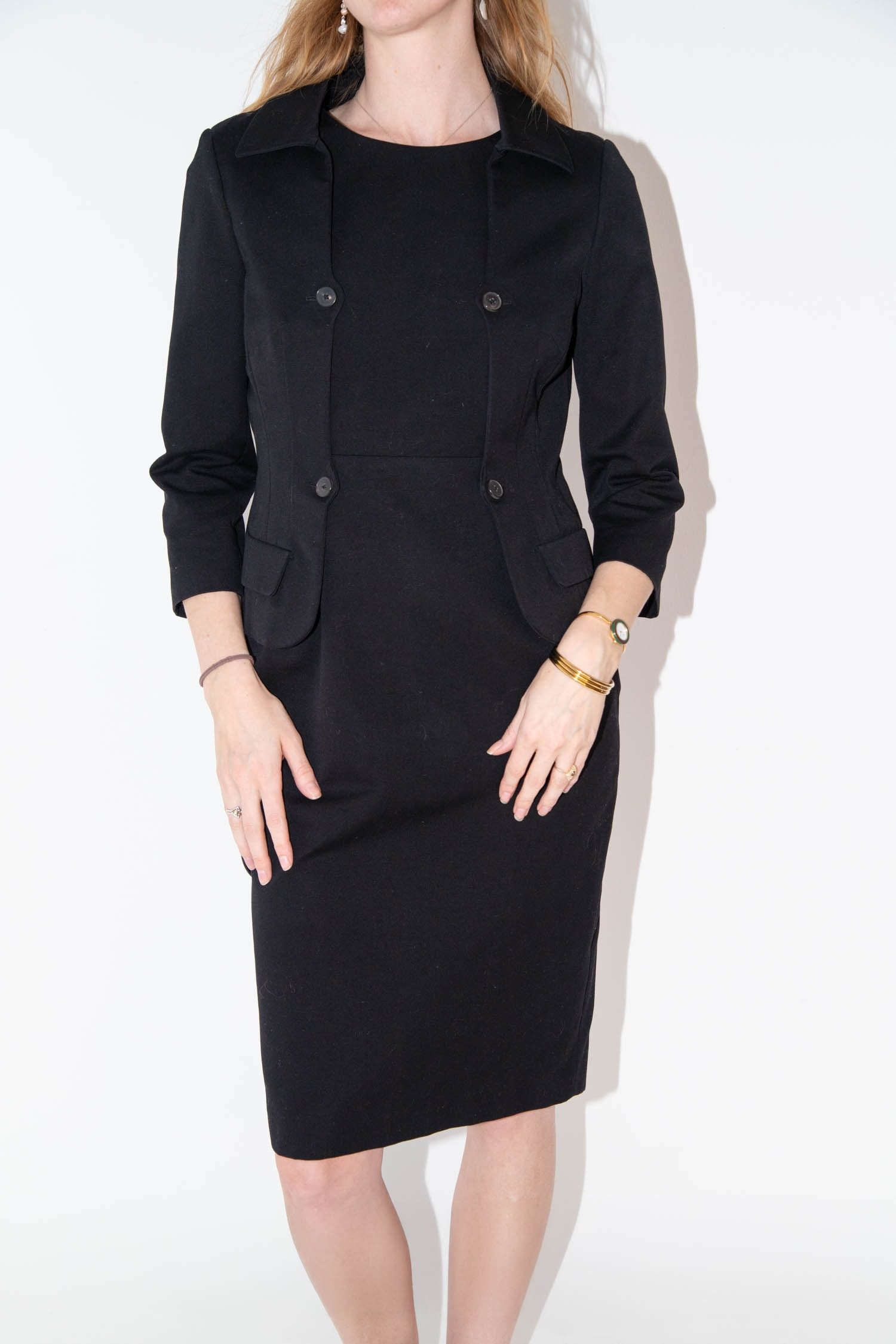 Thumbnail of http://Jil%20Sander%20Set%20aus%20Kleid%20und%20Jacke%20in%20Schwarz