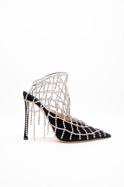 Jimmy Choo "Scooty" pumps mit Strasssteinen in Schwarz