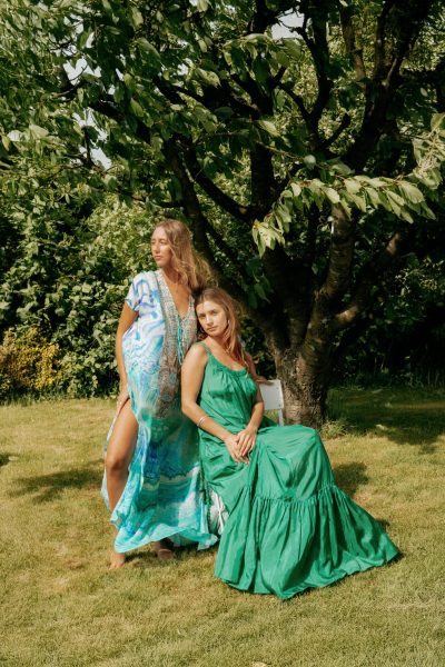 Kalita Maxikleid in Grün