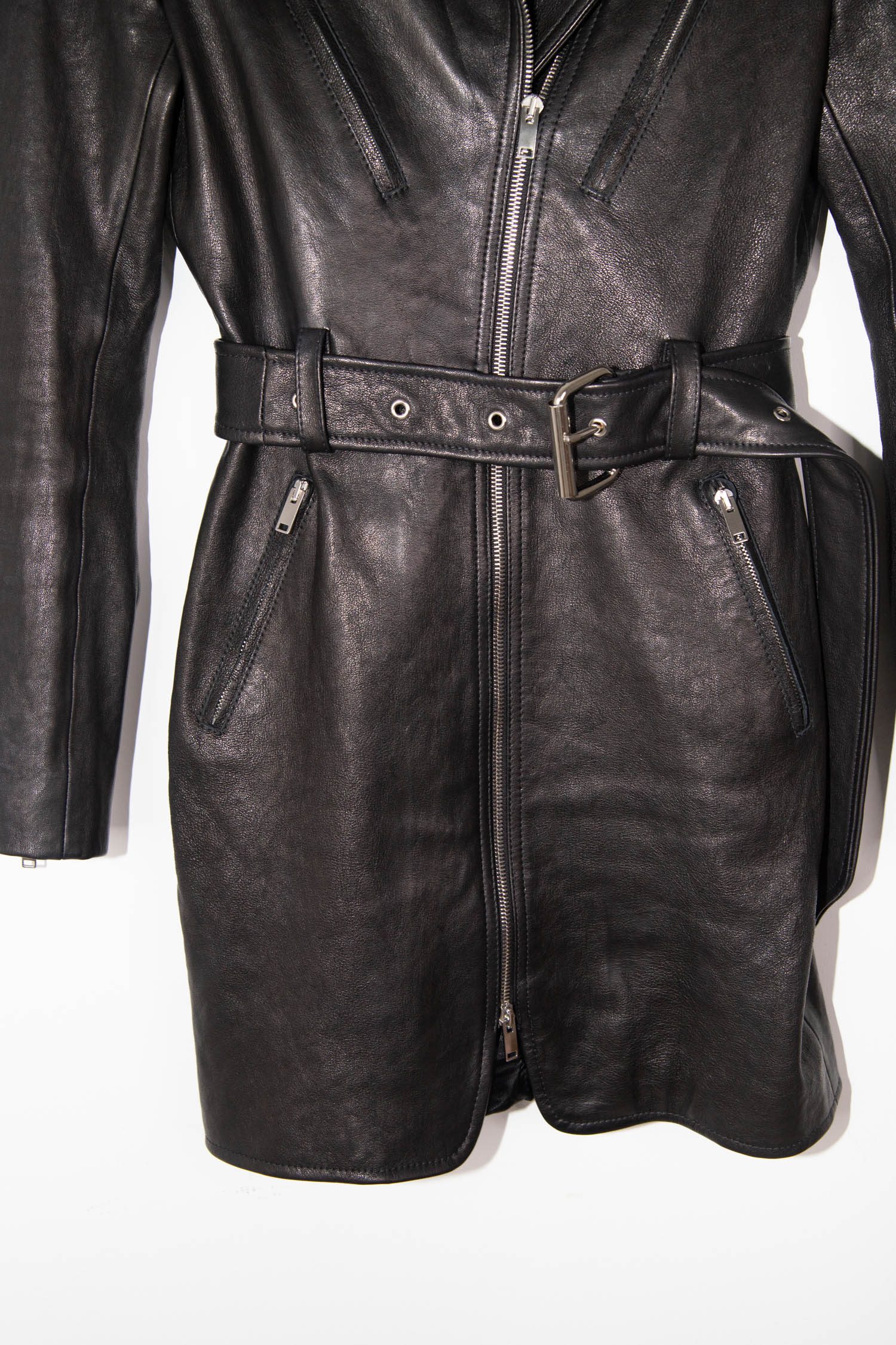 Thumbnail of http://Khaite%20Minikleid%20Nuelle%20aus%20Leder%20in%20Schwarz