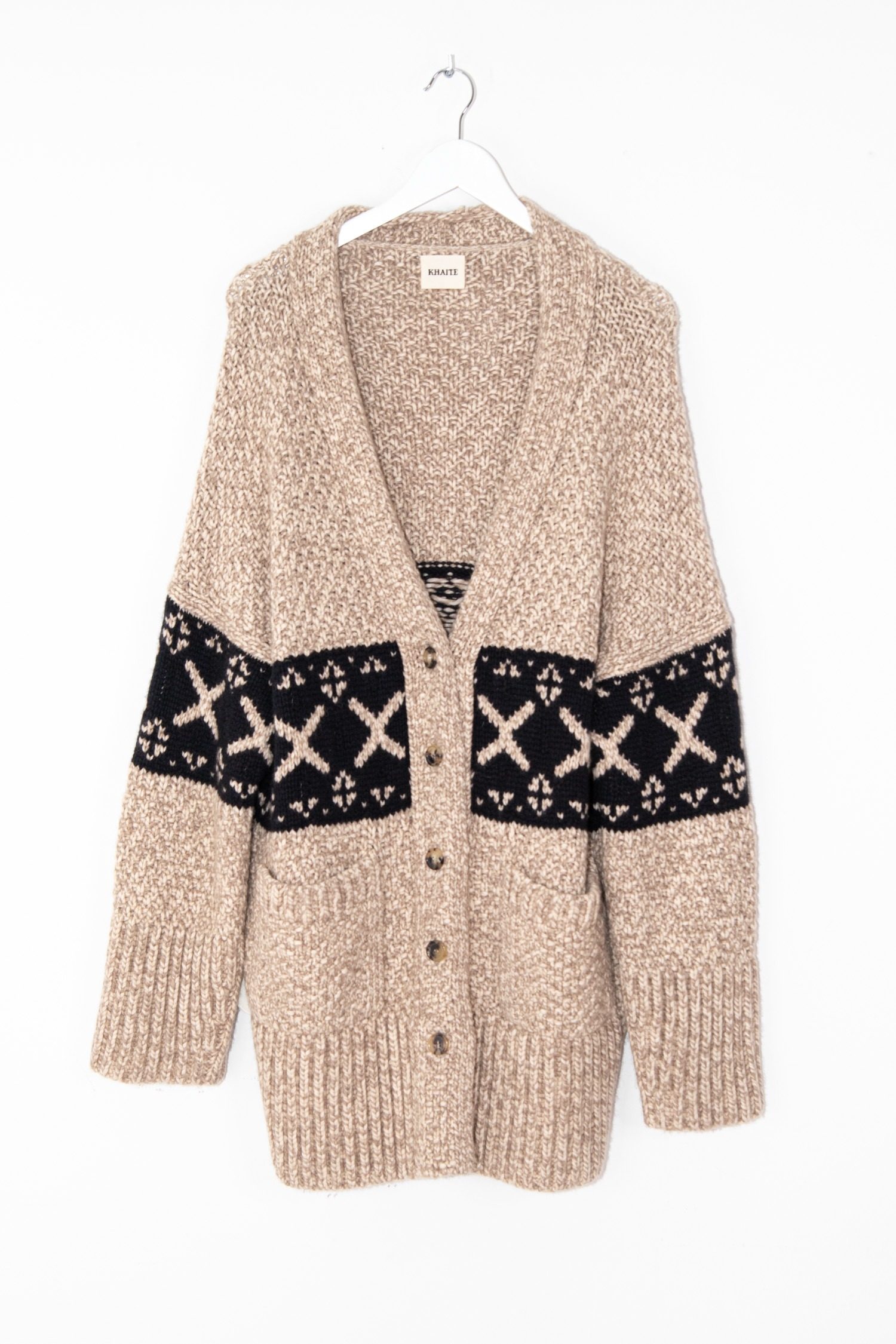 Thumbnail of http://Khaite%20Johannes%20Jaquard%20Kaschmir%20Cardigan