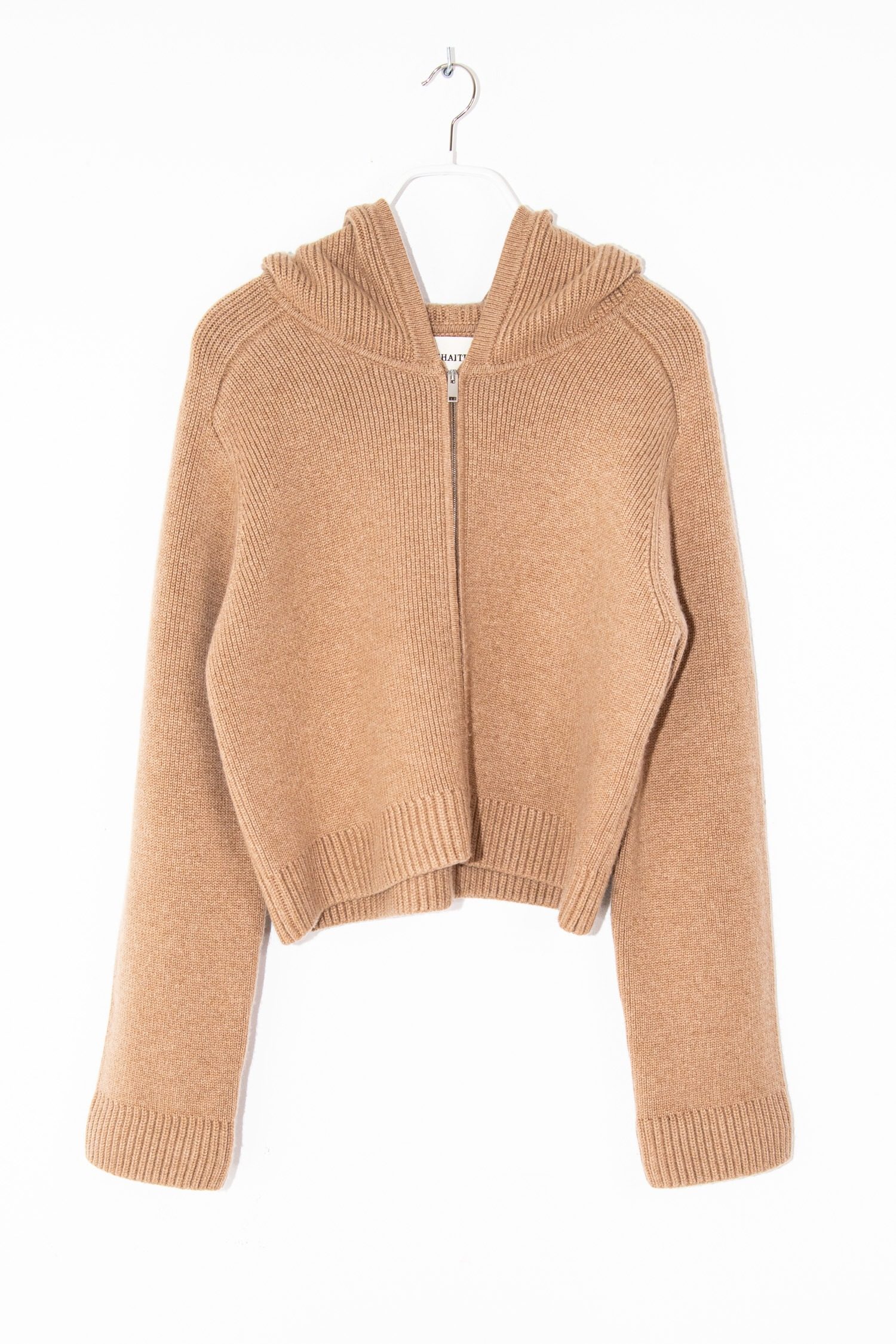 Thumbnail of http://Khaite%20Winston%20Strickjacke%20mit%20Kapuze%20in%20Camelfarben