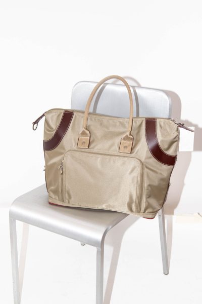 Lancel Schultertasche in Khaki