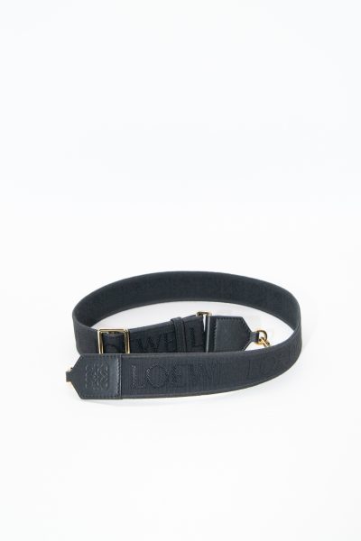 Loewe Taschenriemen in Schwarz und Gold