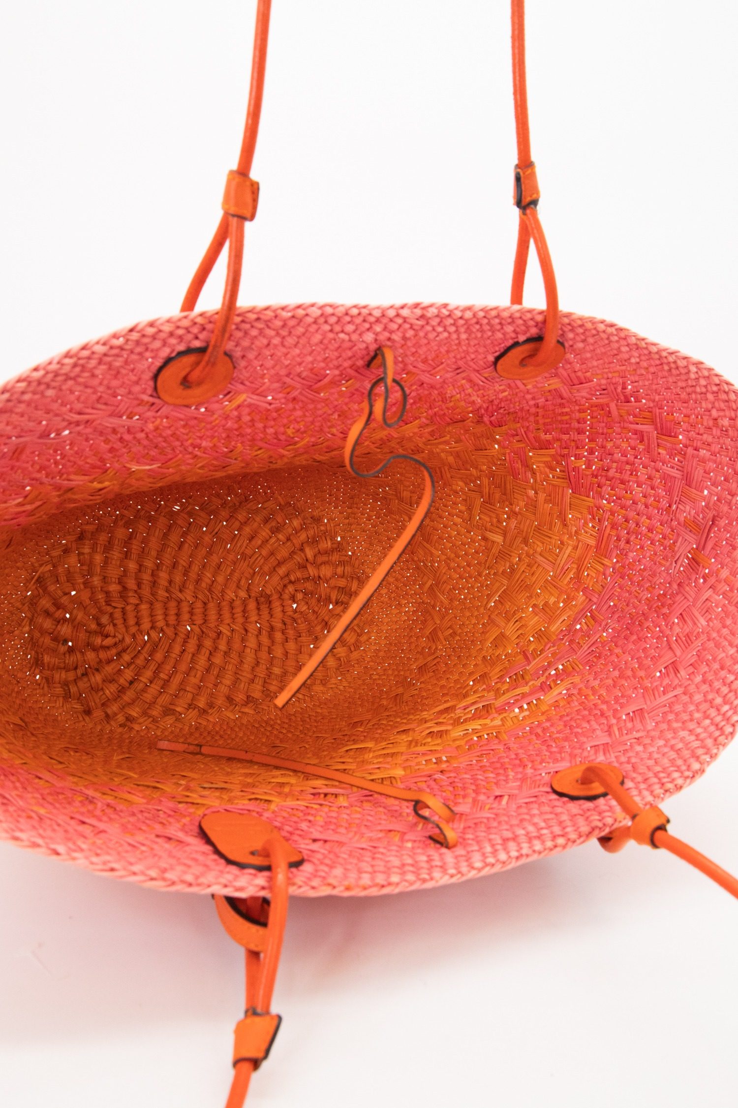 Thumbnail of http://Loewe%20Anagram%20Shopper%20in%20Orange%20und%20Pink