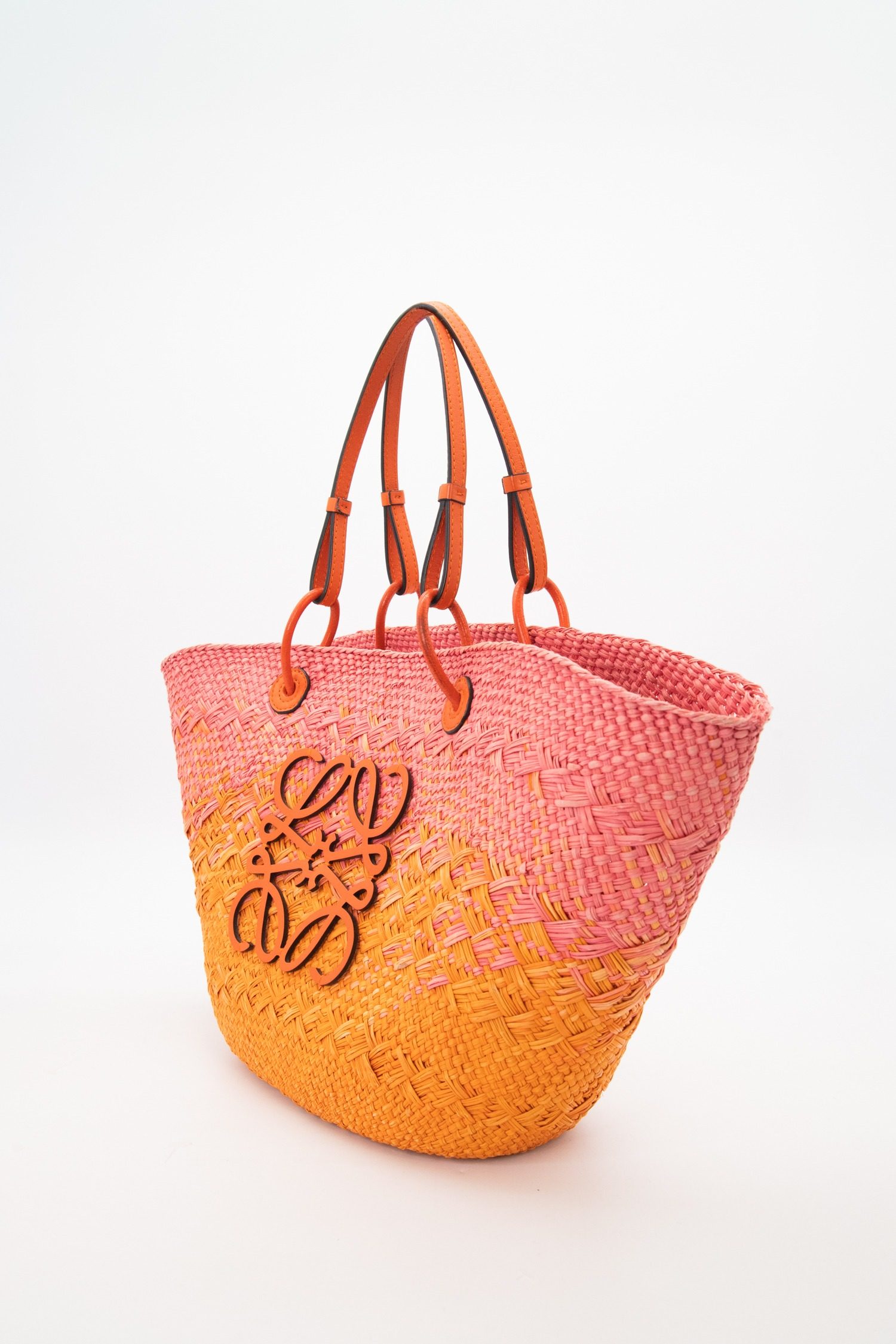 Thumbnail of http://Loewe%20Anagram%20Shopper%20in%20Orange%20und%20Pink