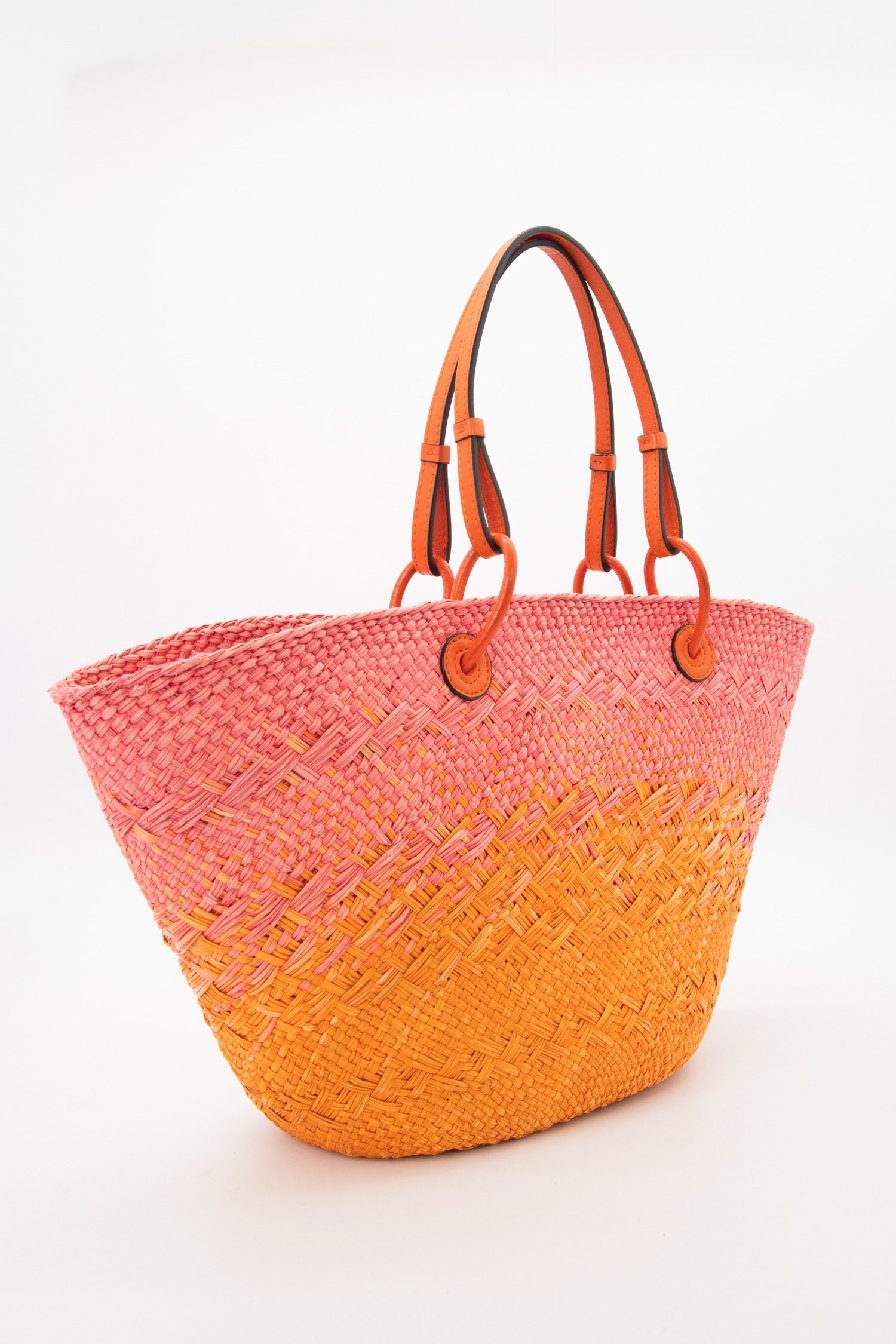 Thumbnail of http://Loewe%20Anagram%20Shopper%20in%20Orange%20und%20Pink