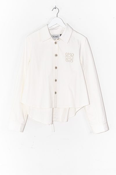 Loewe Paula's Ibiza "Anagram" Hemd in Cremeweiß
