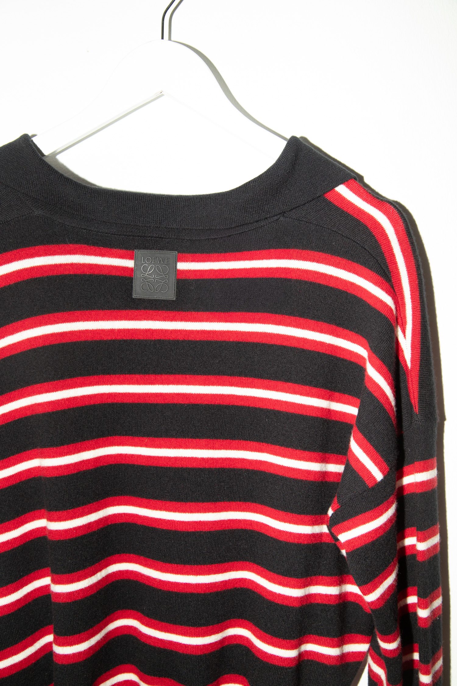 Loewe Strickpullover mit Querstreifen