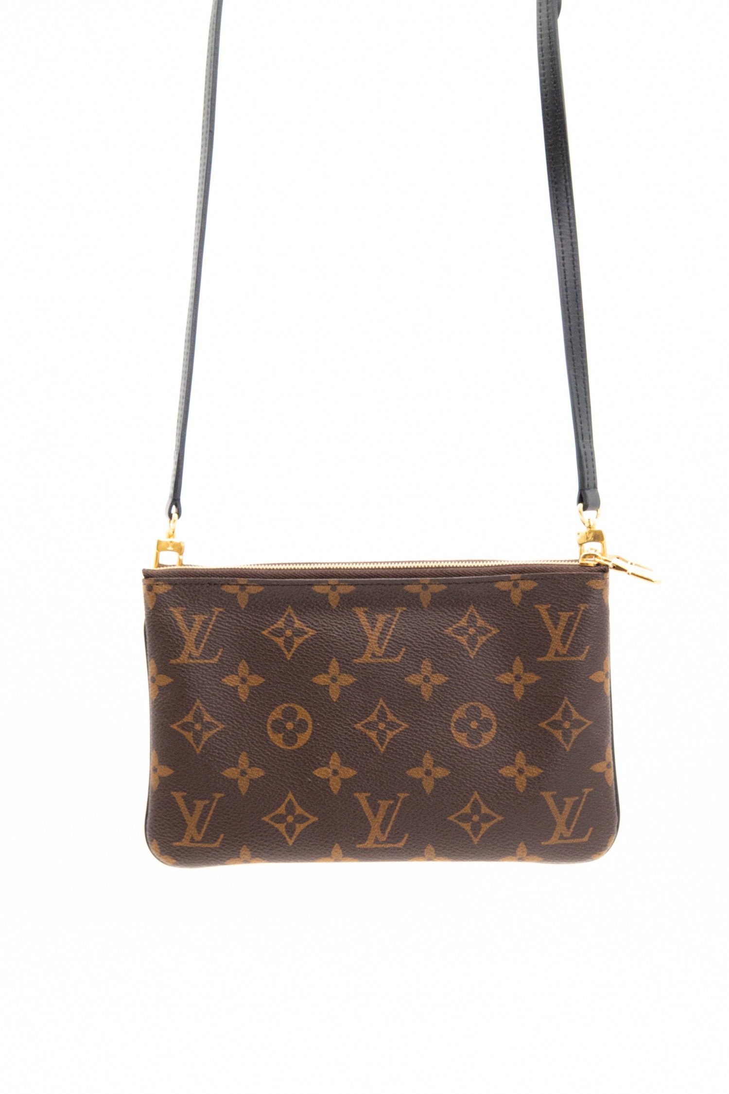 Thumbnail of http://Louis%20Vuitton%20Double%20Zip%20Pochette%20Umhängetasche