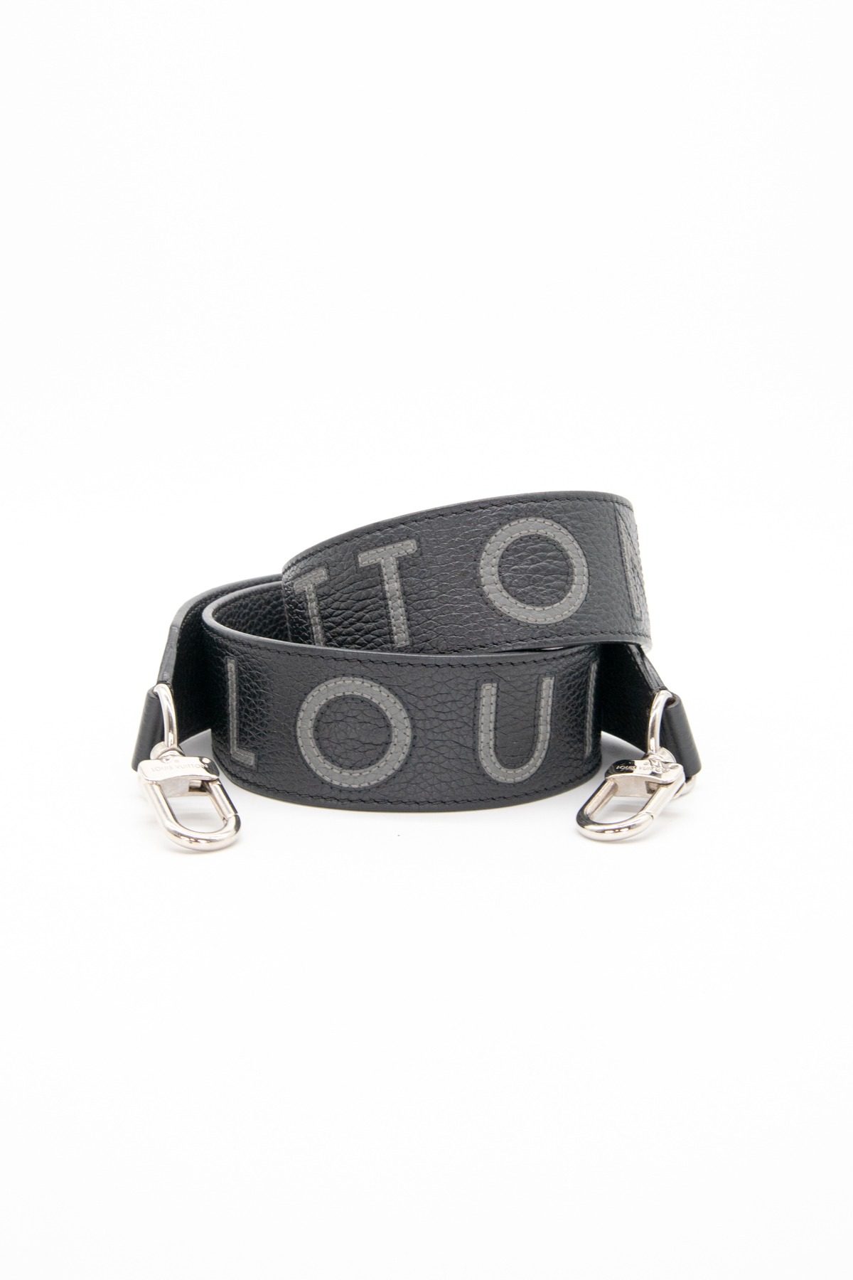 Thumbnail of http://Louis%20Vuitton%20Schulterriemen%20in%20Schwarz,%20Grau%20und%20Silber