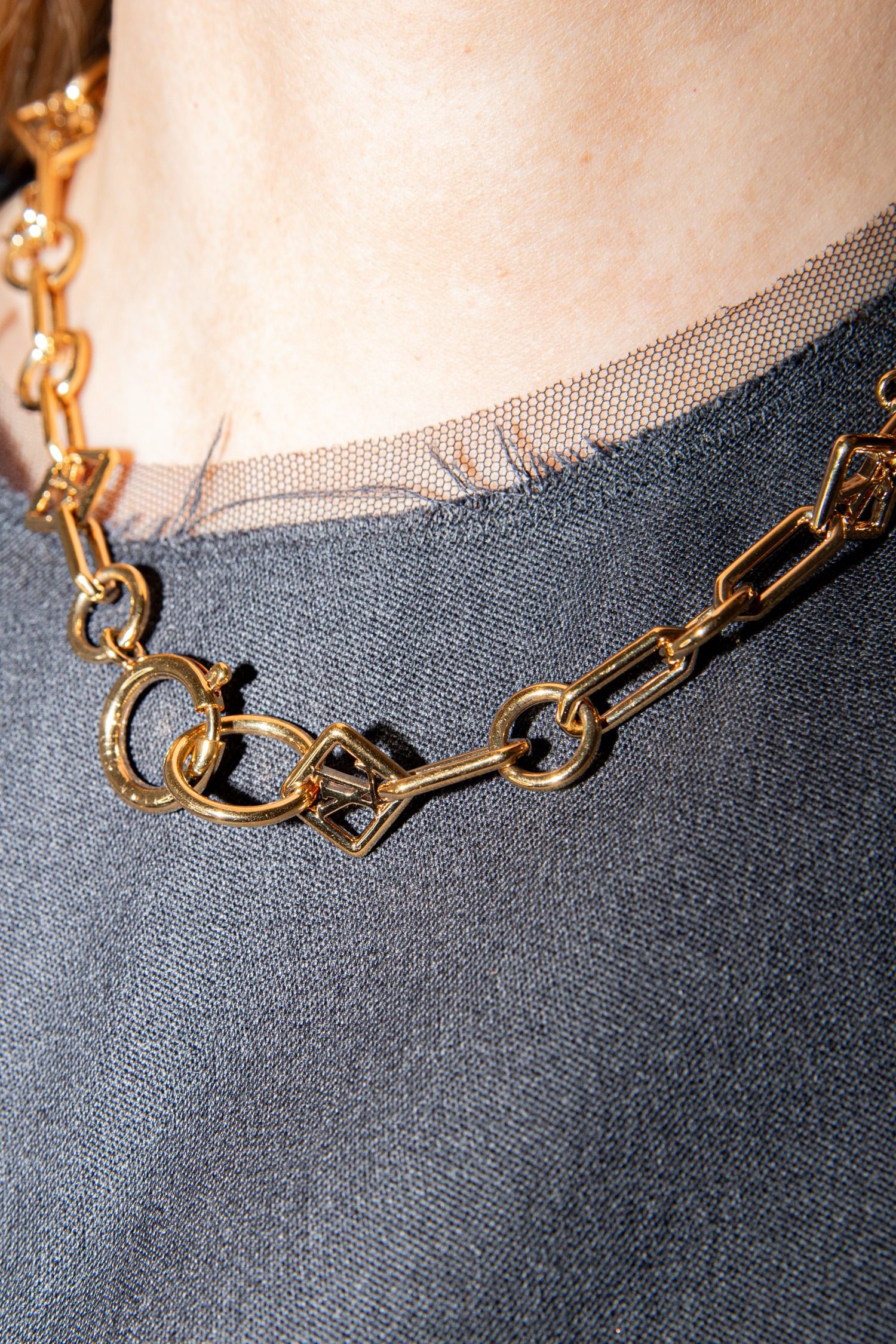 Thumbnail of http://Louis%20Vuitton%20Halskette%20Im%20Layering-Look%20in%20Gold