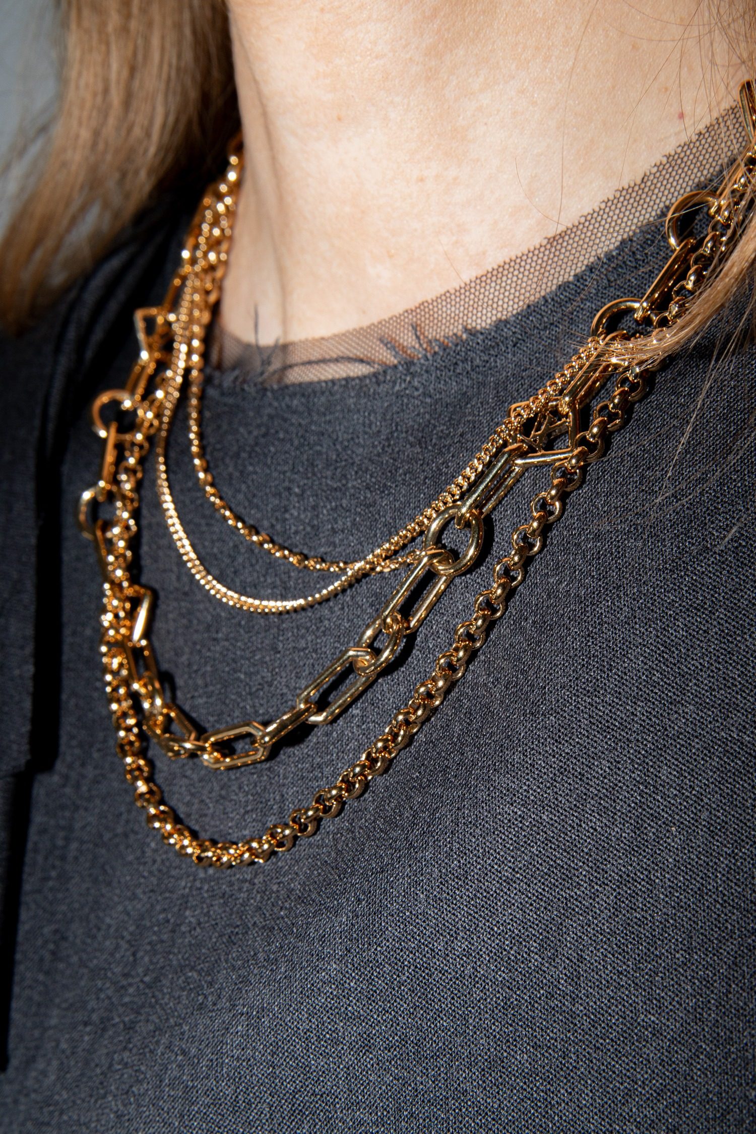 Thumbnail of http://Louis%20Vuitton%20Halskette%20Im%20Layering-Look%20in%20Gold