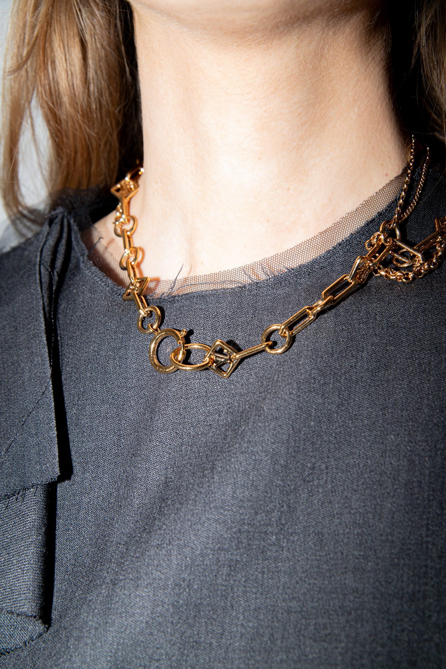 Thumbnail of http://Louis%20Vuitton%20Halskette%20Im%20Layering-Look%20in%20Gold