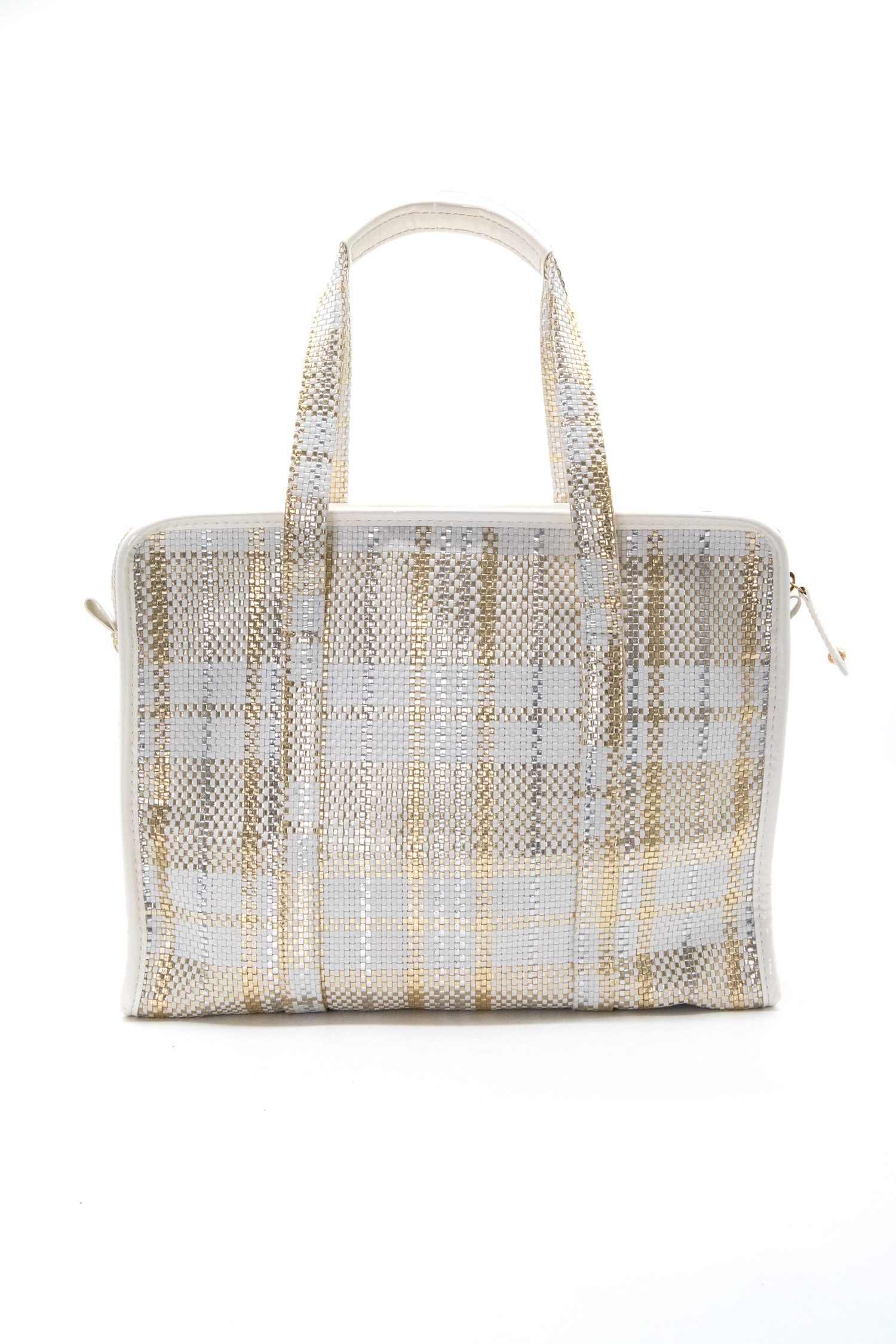 Thumbnail of http://Louis%20Vuitton%20Barbes%20Shopper%20in%20Ecru%20und%20Gold