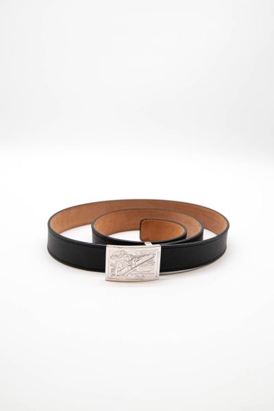Louis Vuitton Gürtel in Schwarz und Silber