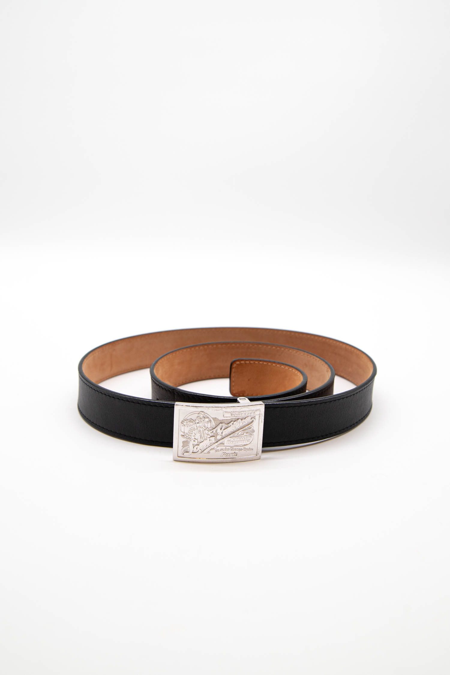 Thumbnail of http://Louis%20Vuitton%20Gürtel%20in%20Schwarz%20und%20Silber