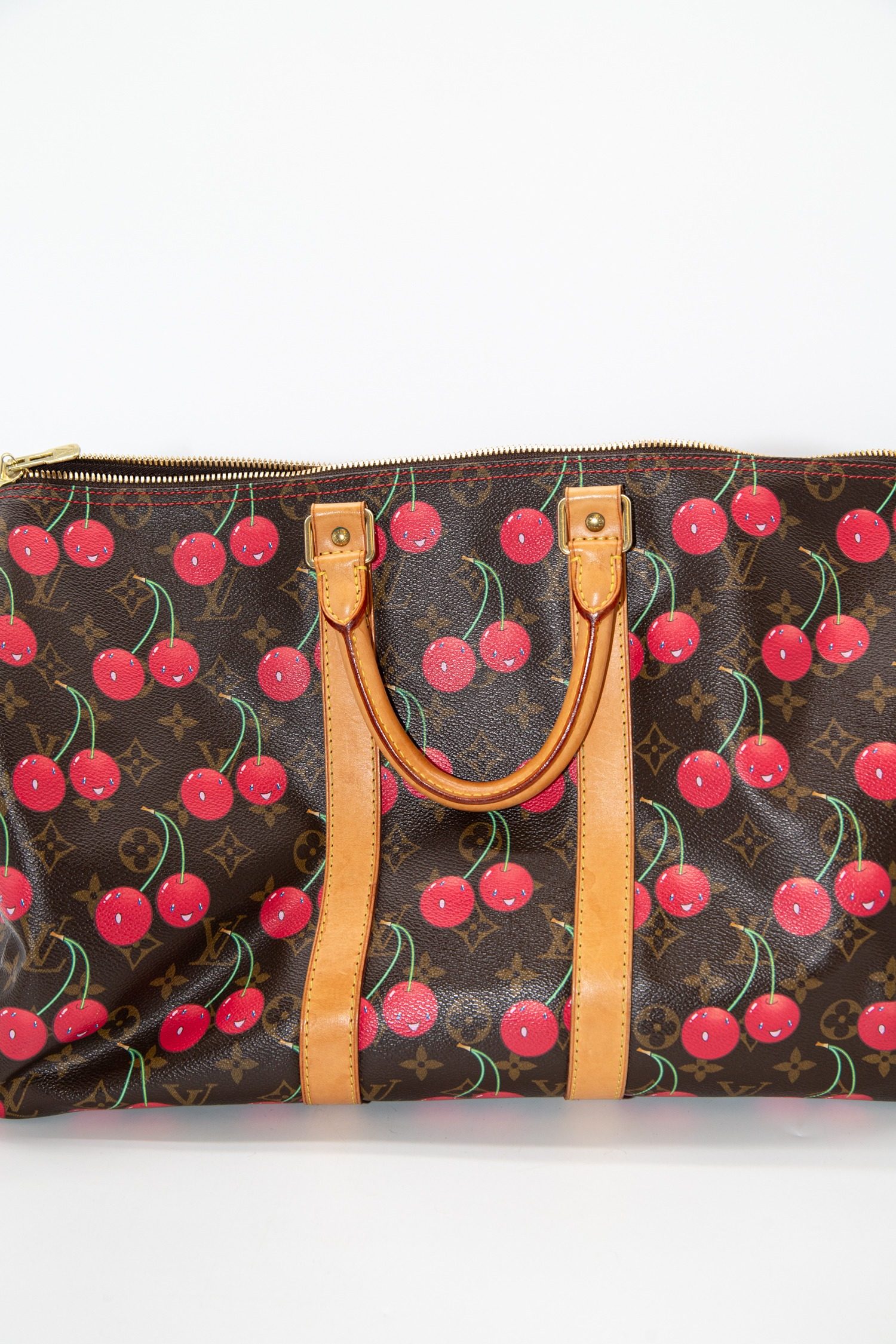Thumbnail of http://Louis%20Vuitton%20x%20Takashi%20Murakami%20Keepall%20Reisetasche