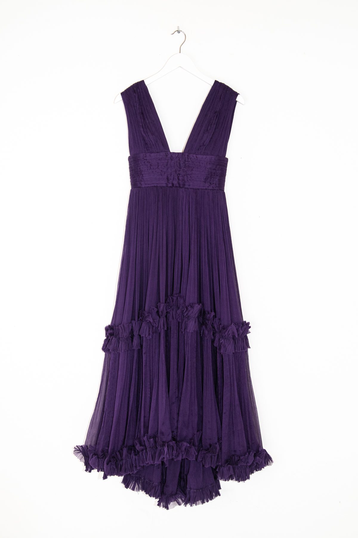 Maria Lucia Hohan Midikleid mit Rüschen in Lila