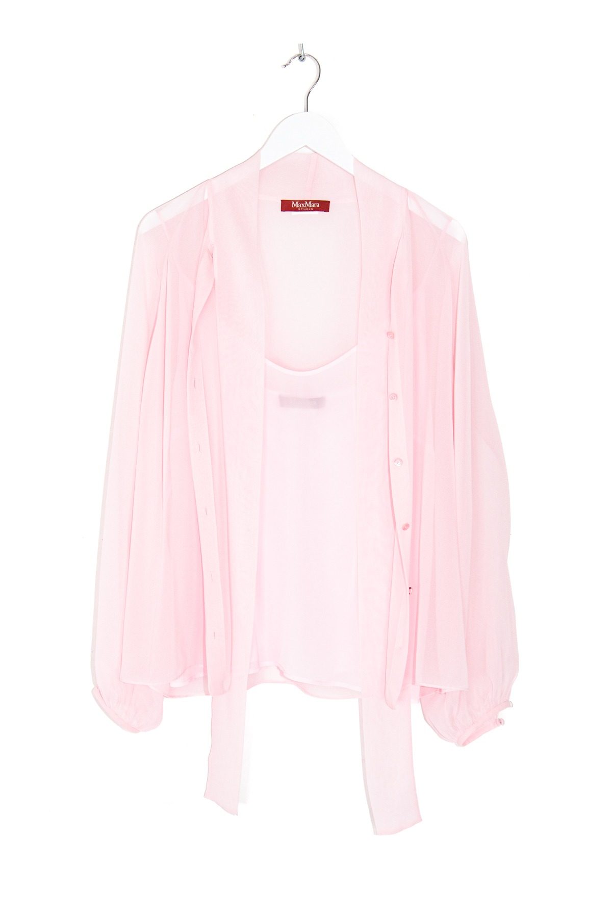 Thumbnail of http://Max%20Mara%20Studio%20Set%20aus%20Bluse%20und%20Top%20in%20Rosa