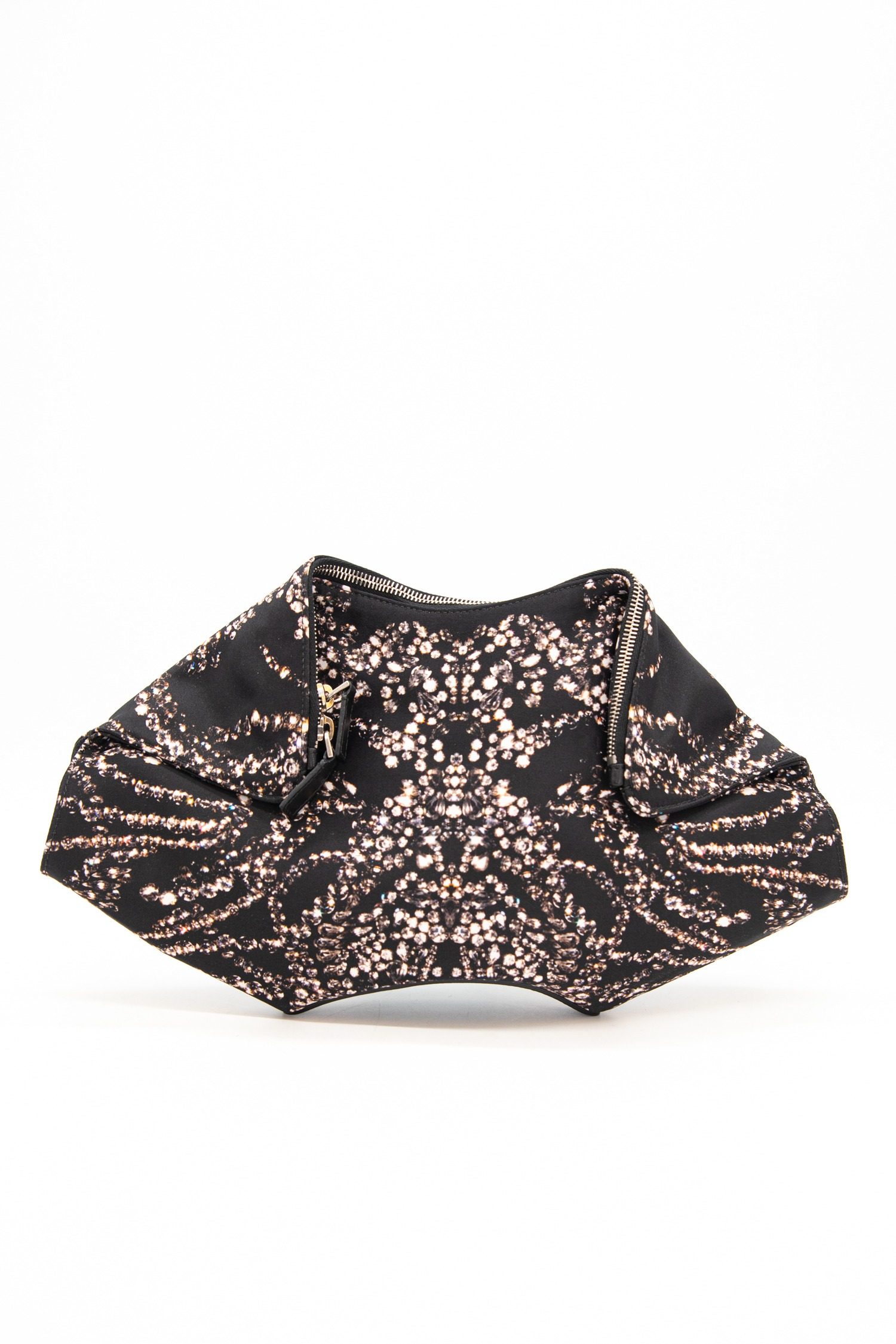 Thumbnail of http://Alexander%20McQueen%20Clutch%20in%20Schwarz,%20Bunt%20und%20Silber