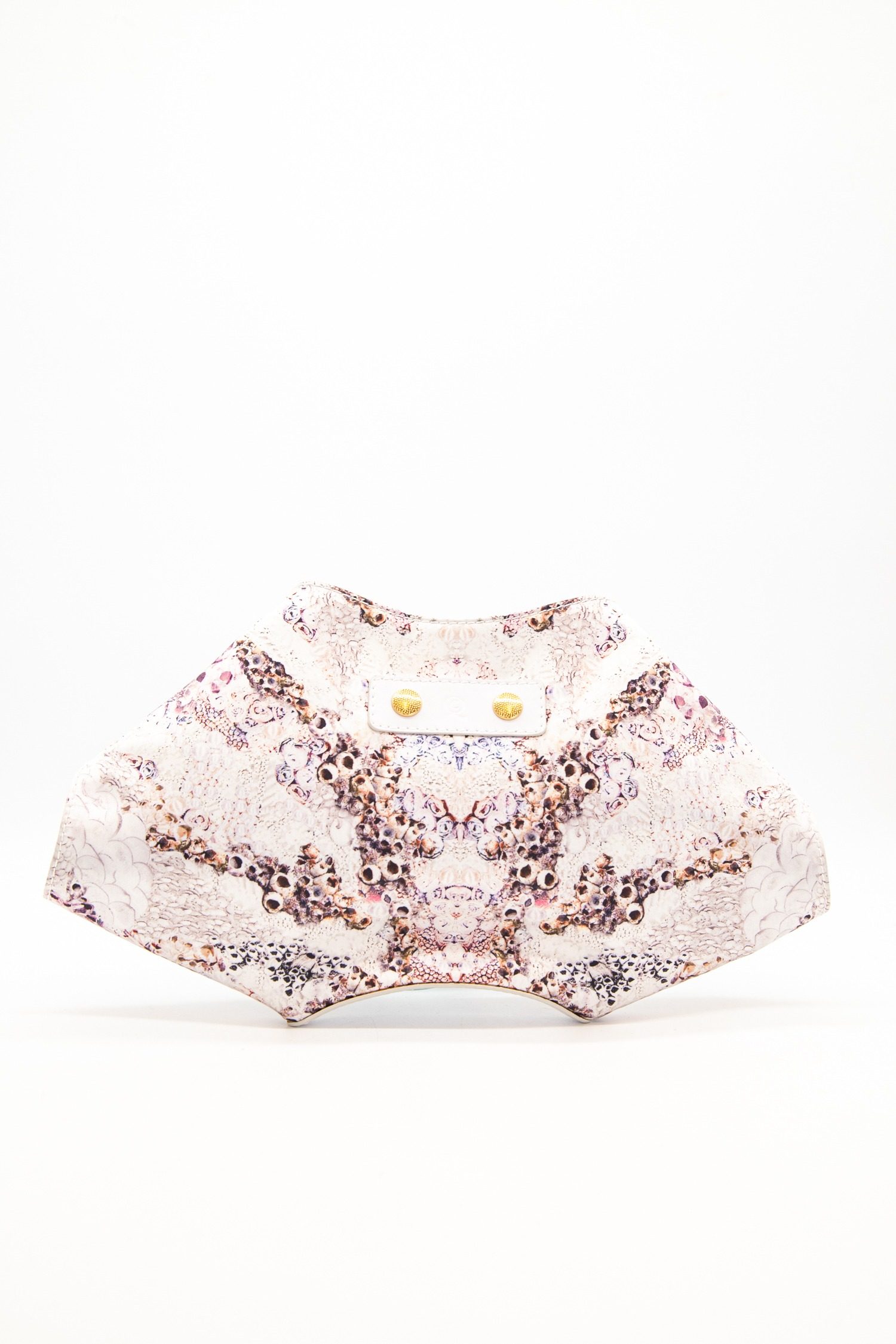 Thumbnail of http://Alexander%20McQueen%20Clutch%20in%20Weiß,%20Bunt%20und%20Gold