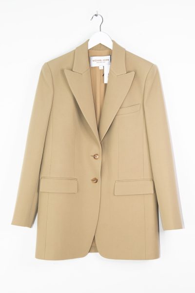 Michael Kors "Boyfriend" Blazer in Sandfarben