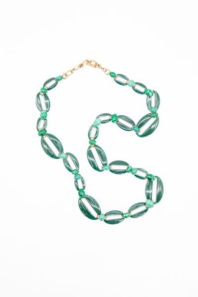Missoni Halskette in Grün und Gold