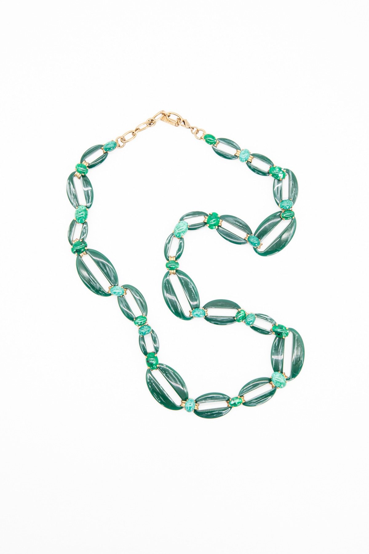Thumbnail of http://Missoni%20Halskette%20in%20Grün%20und%20Gold