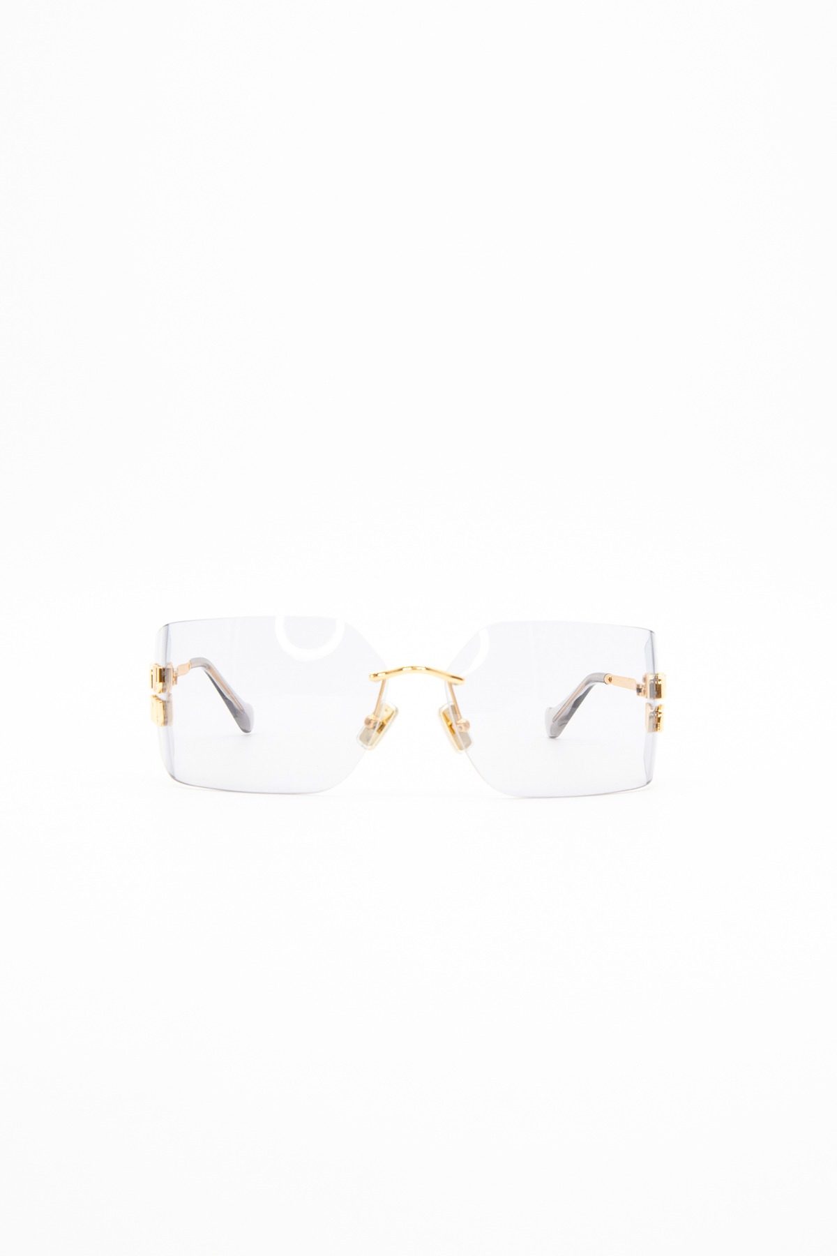 Thumbnail of http://Miu%20Miu%20Aube%20Sonnenbrille%20in%20Gold%20und%20Transparent