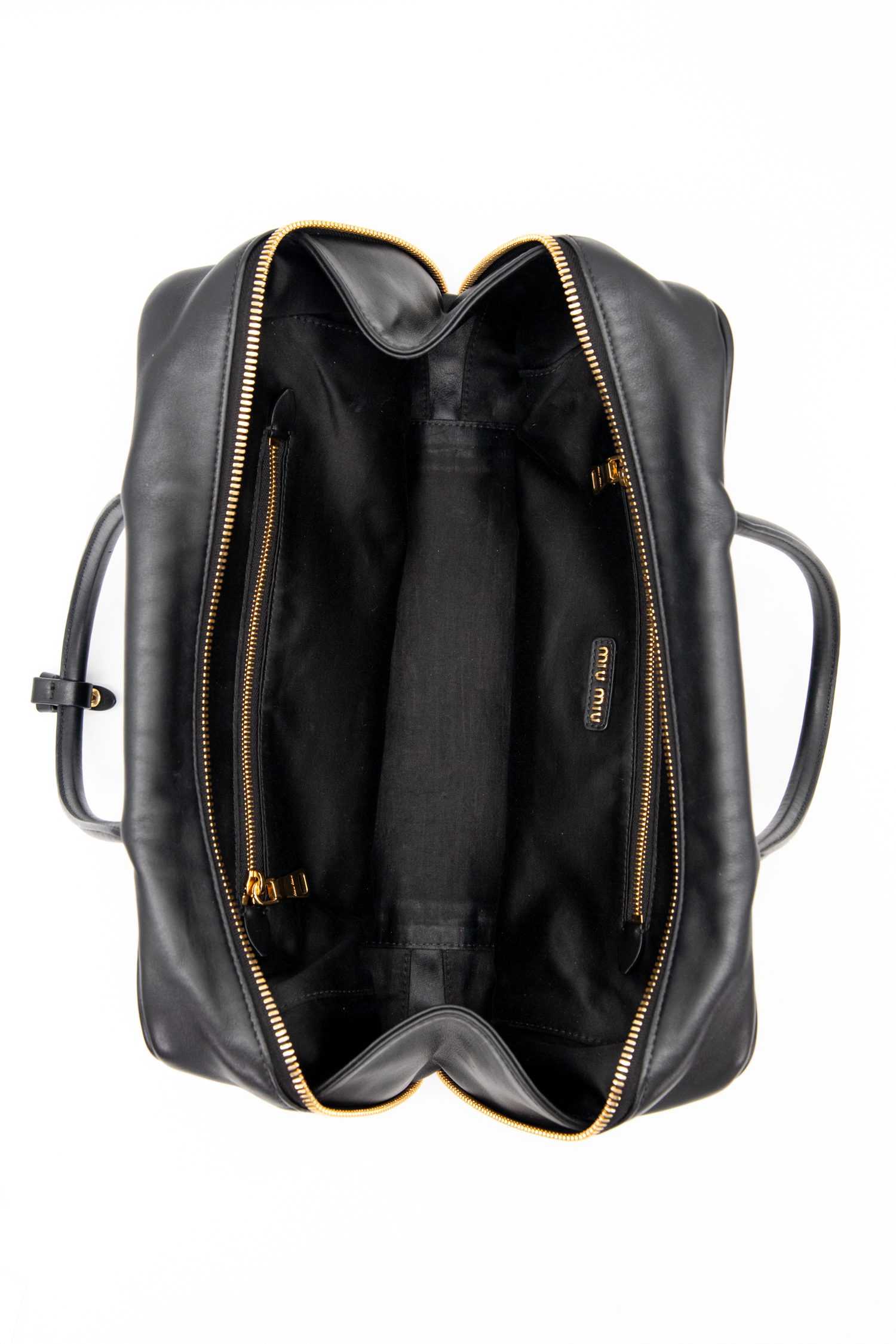 Thumbnail of http://Miu%20Miu%20Beau%20Big%20rechteckige%20Handtasche%20in%20Schwarz