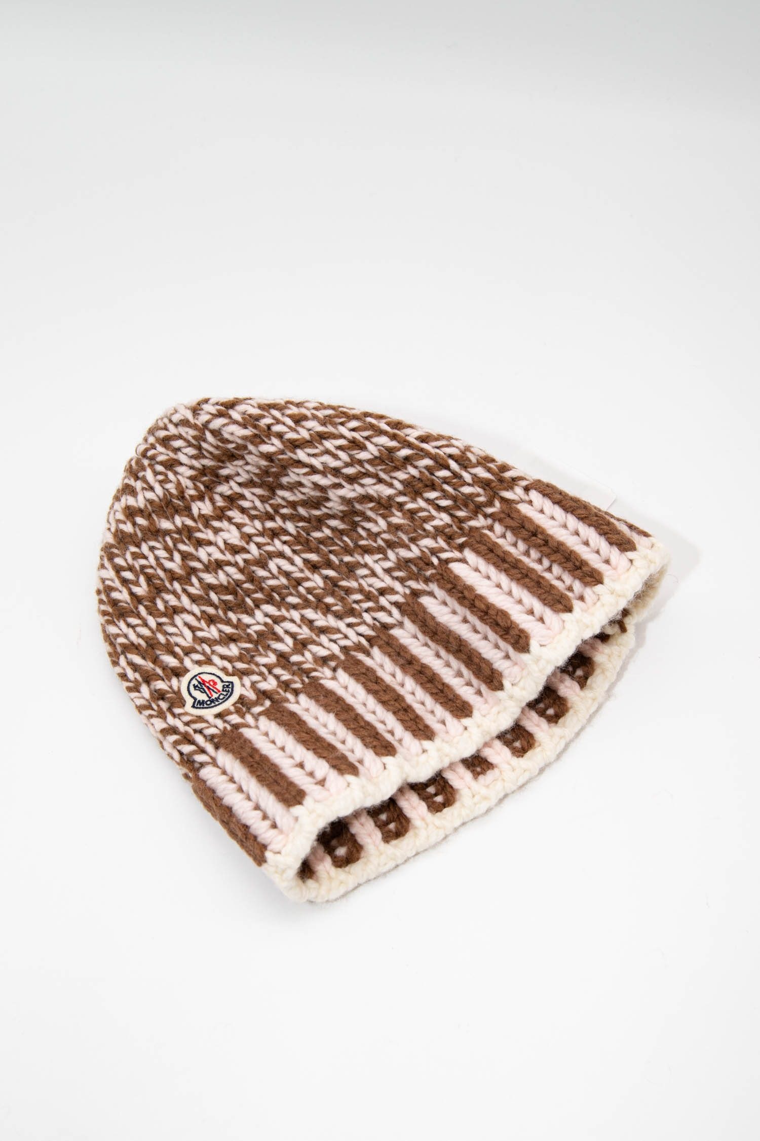 Thumbnail of http://Moncler%20Berretto%20Tricot%20Mütze%20in%20Braun%20und%20Rosa