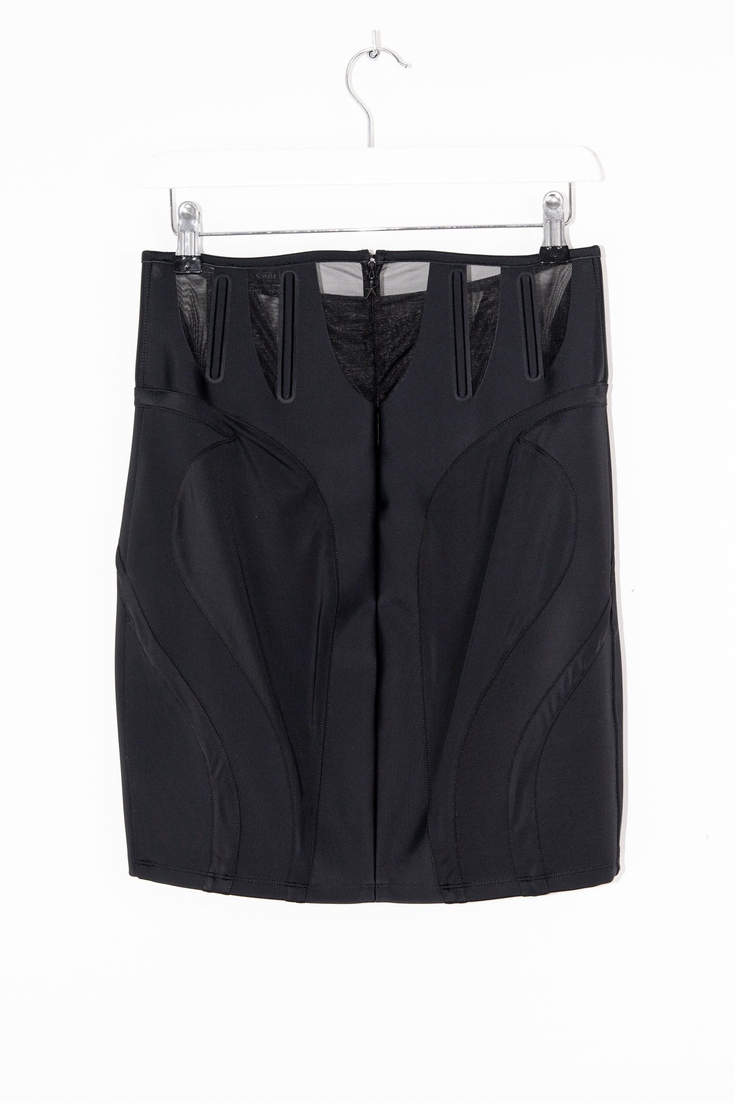 Thumbnail of http://Mugler%20Minirock%20mit%20Cut-Outs%20in%20Schwarz