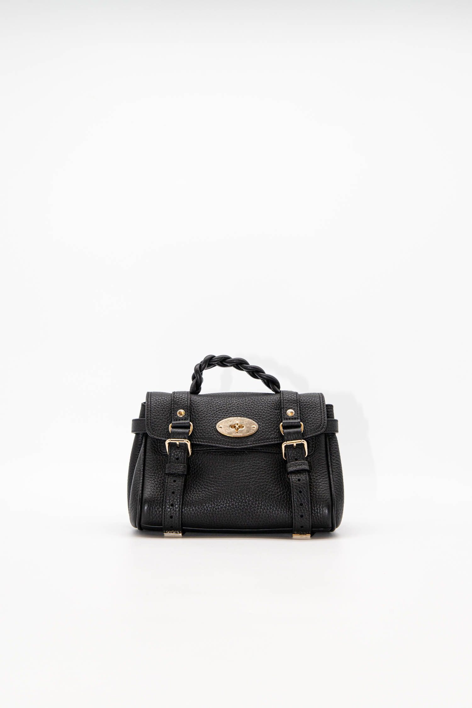 Thumbnail of http://Mulberry%20Mini%20Alexa%20Handtasche%20in%20Schwarz