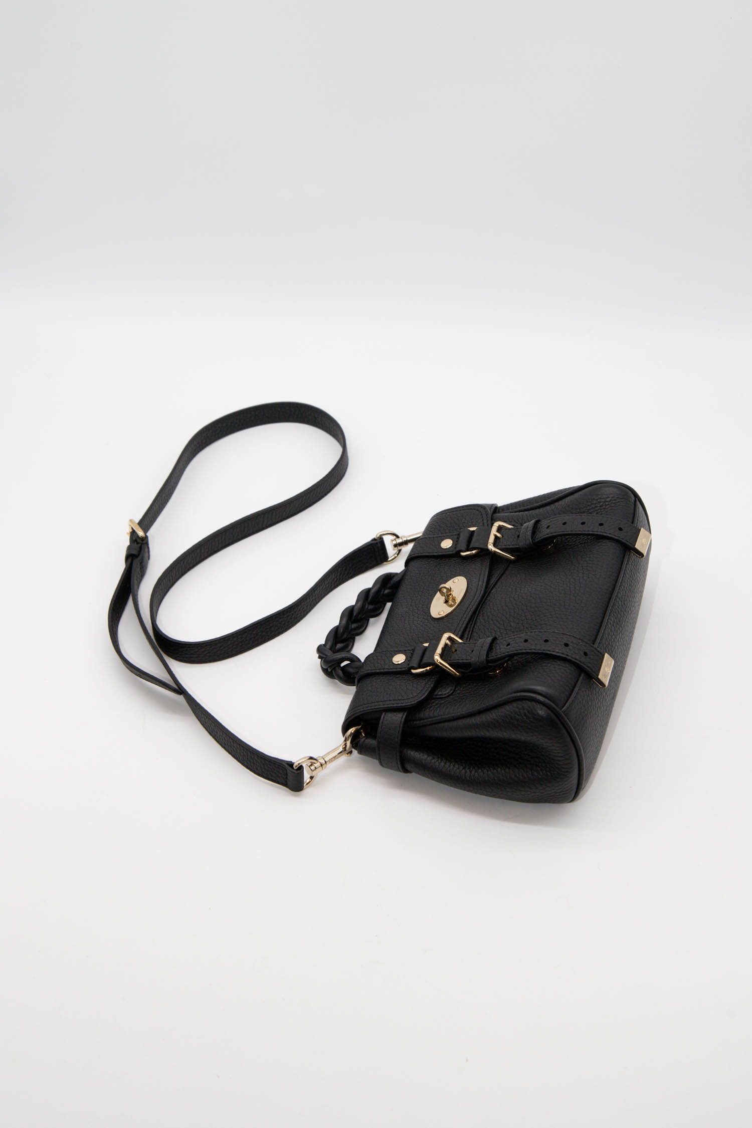 Thumbnail of http://Mulberry%20Mini%20Alexa%20Handtasche%20in%20Schwarz