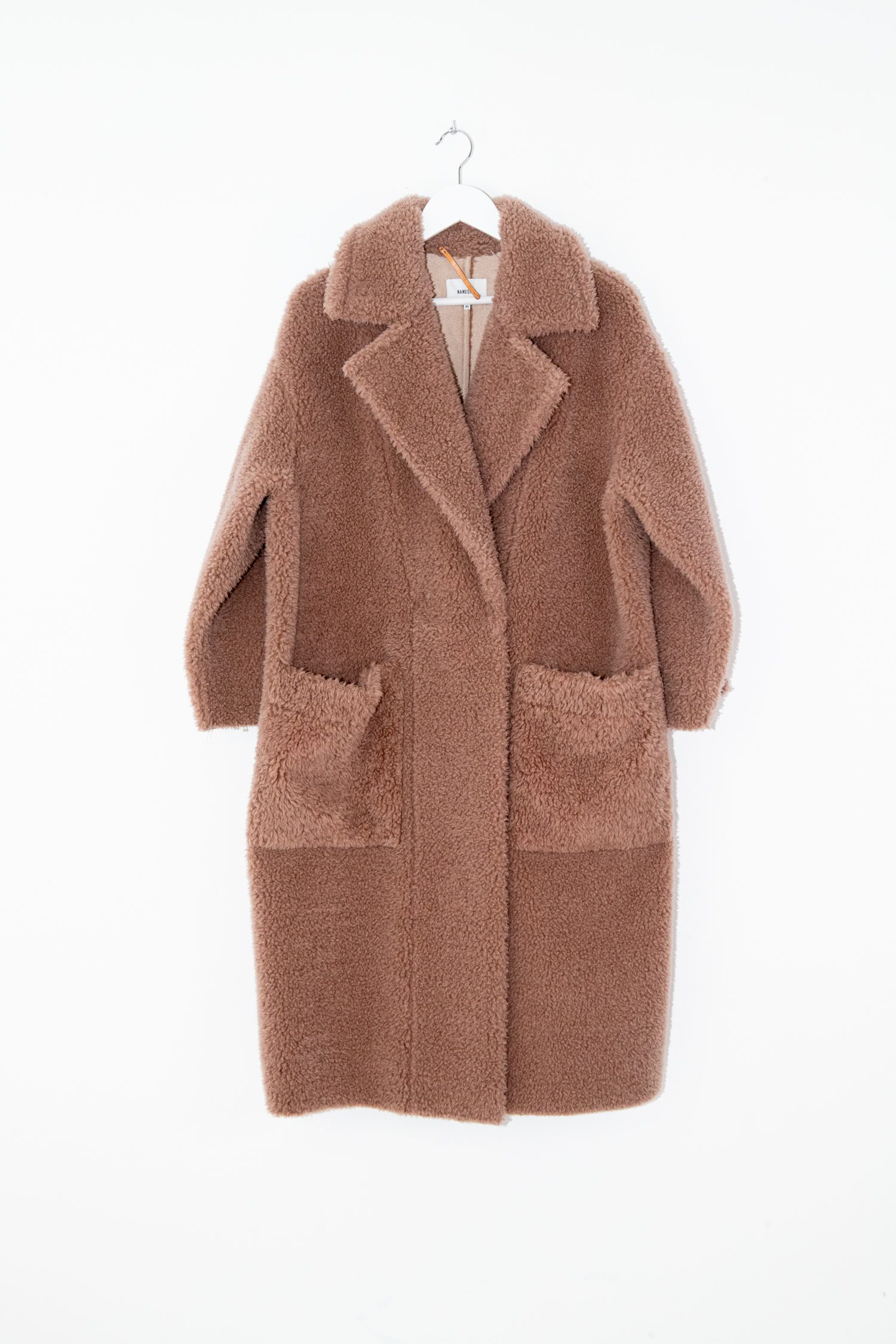 Nanushka Teddymantel in Mauve