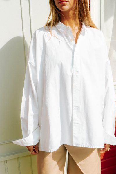 Omen Oversized-Hemd in Weiß