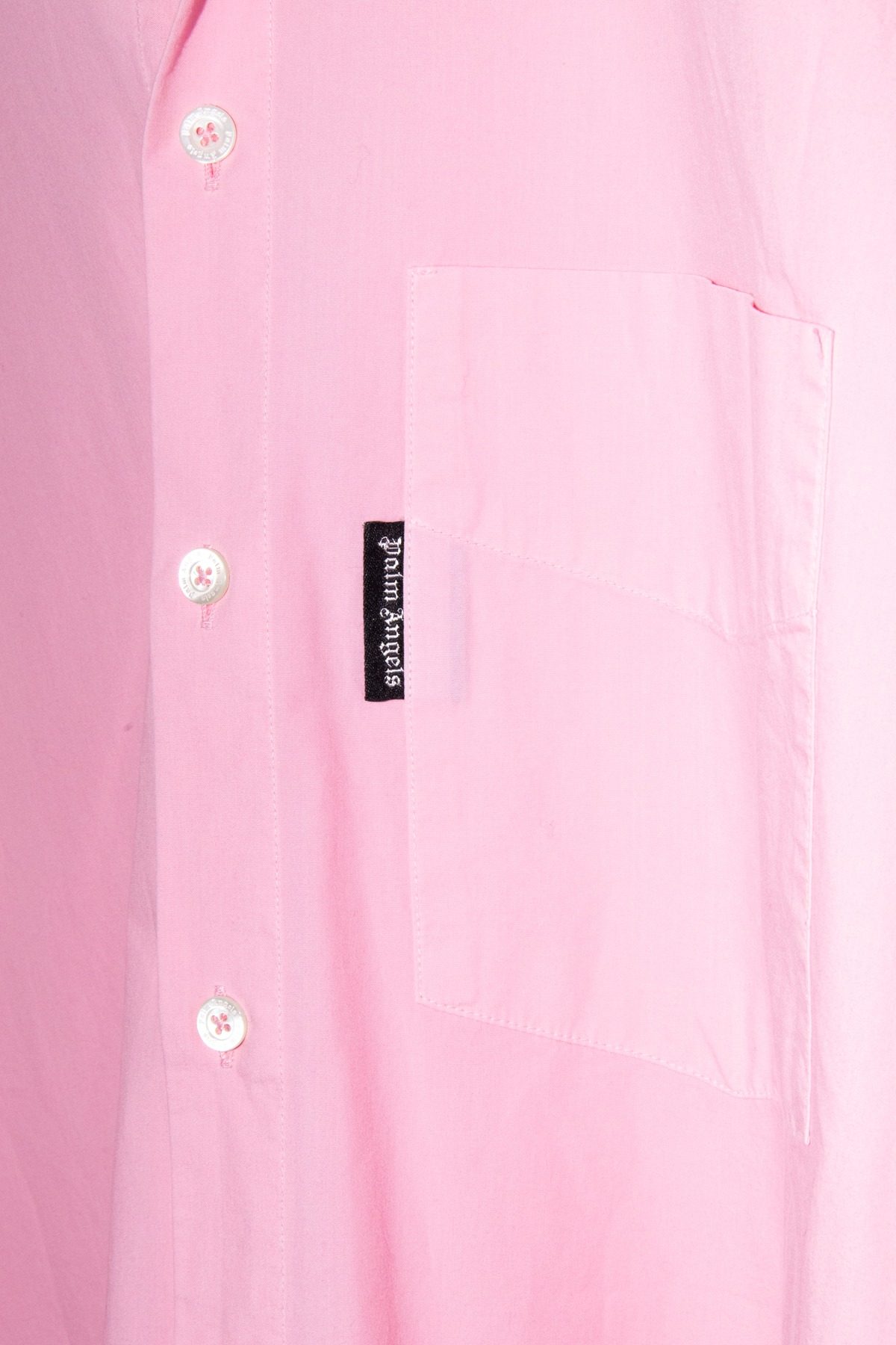 Thumbnail of http://Palm%20Angels%20Hemdkleid%20in%20Rosa%20und%20Weiß