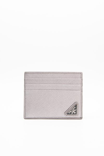 Prada Kartenetui in Silber