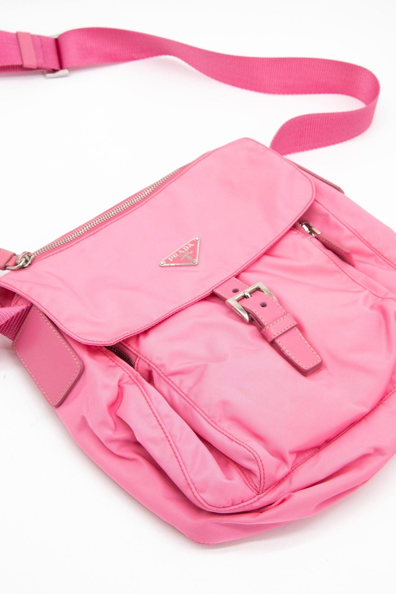 Thumbnail of http://Prada%20Tessuto%20Umhängetasche%20in%20Pink