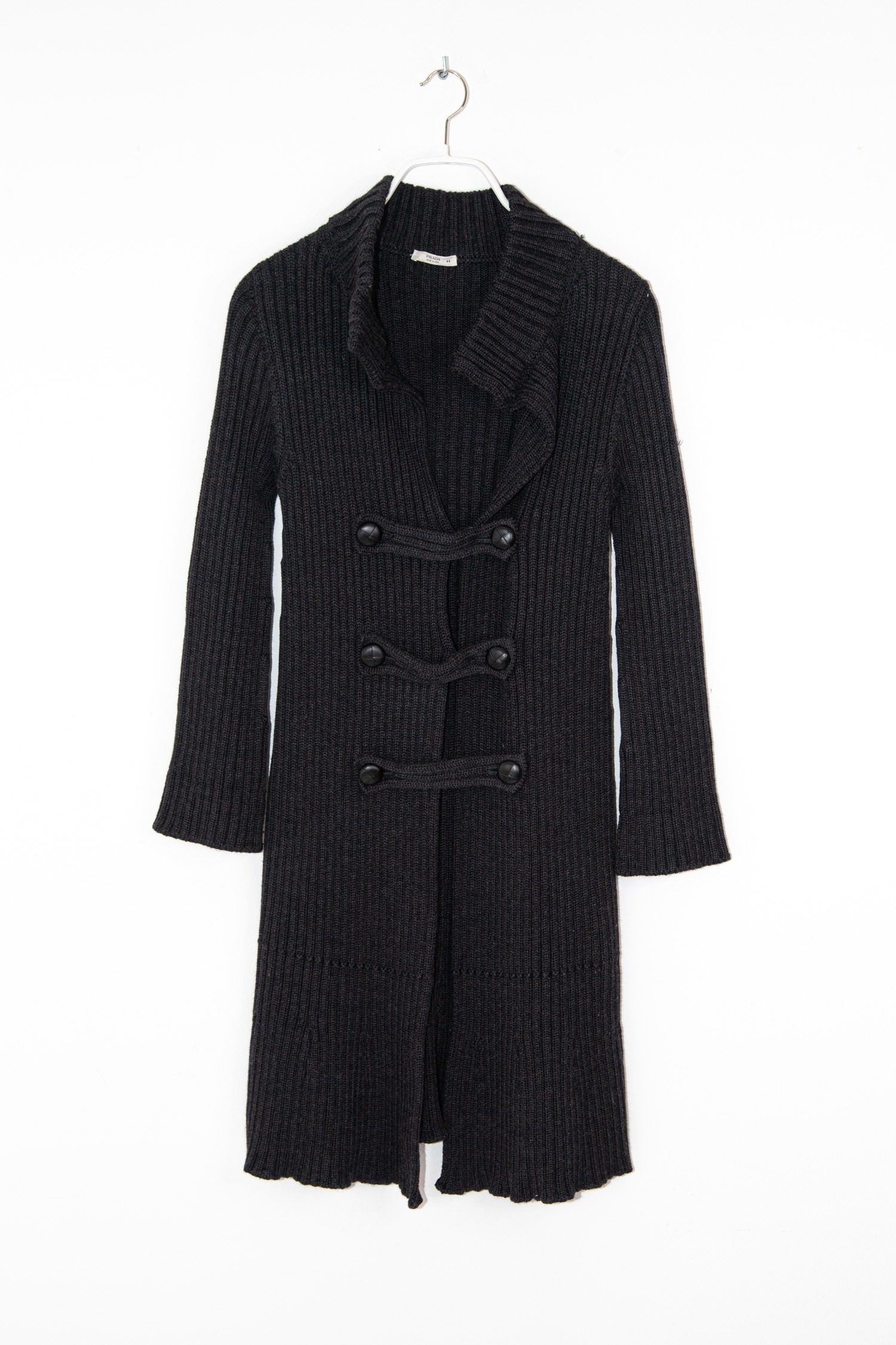 Thumbnail of http://Prada%20Strickmantel%20in%20Anthrazit